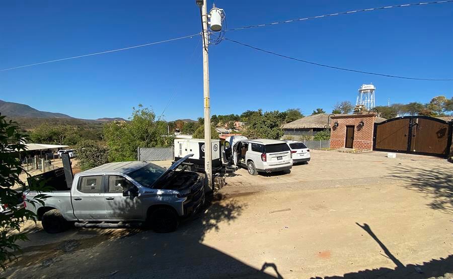 Fotos. Destrozada quedó la casa donde capturaron al hijo del 'Chapo' Guzmán