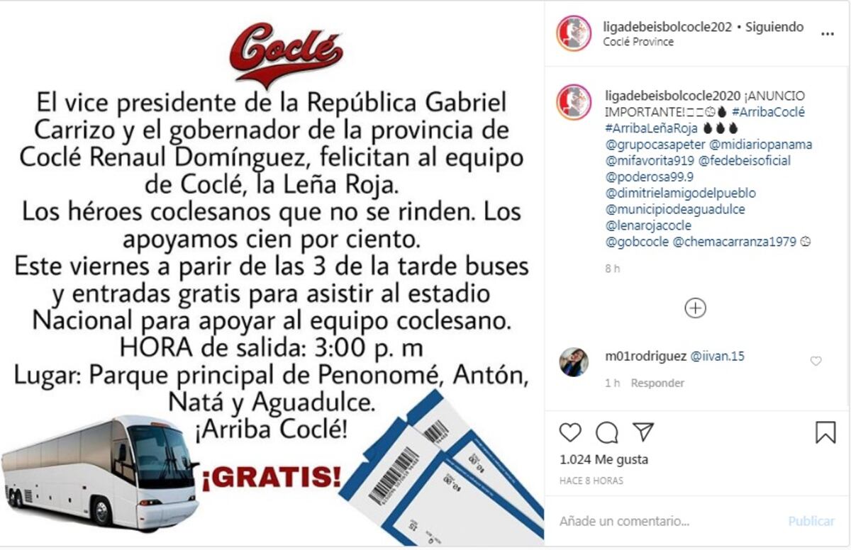 Viene la ‘Leña Roja’. Transporte y entradas gratis. Gaby Carrizo se baja del bus