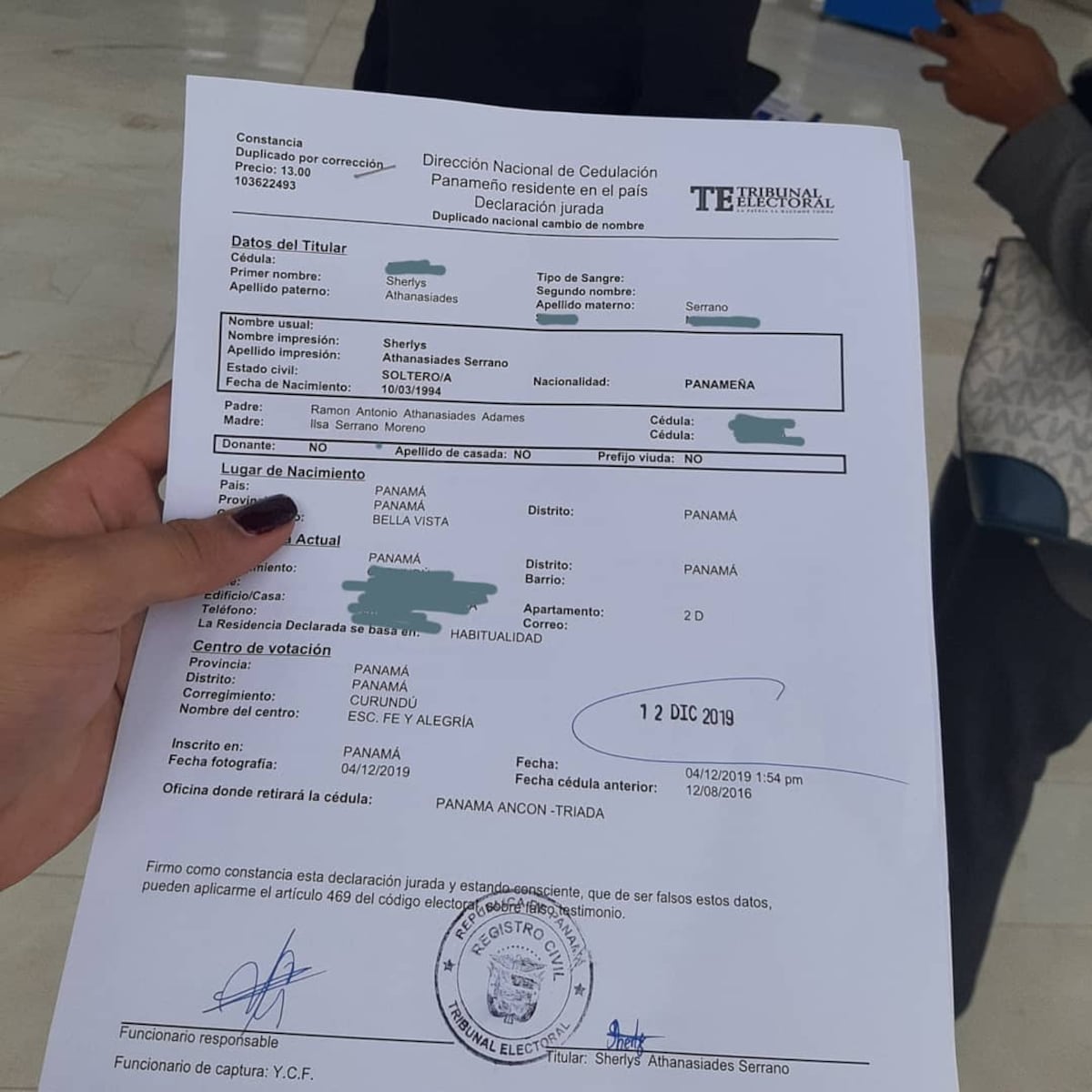 Mujer trans hizo proceso legal para cambiarse el nombre en Panamá y lo logró 