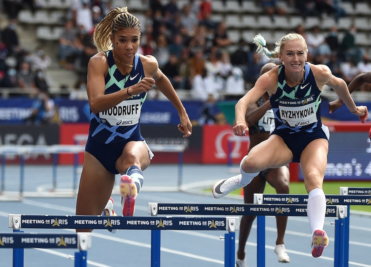  Gianna Woodruff reina en los 400 metros de la reunión de Zagreb