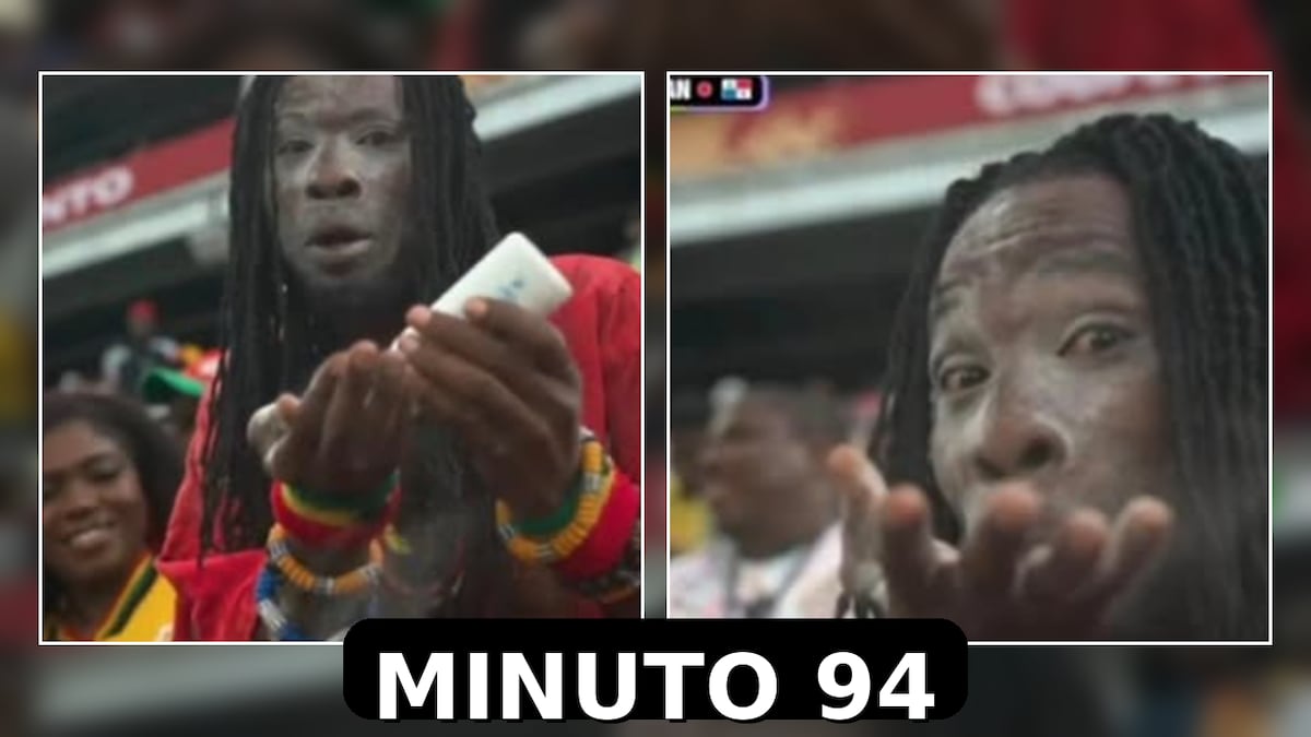 ¡Ghana gana! ¿Brujería? Fanático tira misterioso polvo blanco + VÍDEO