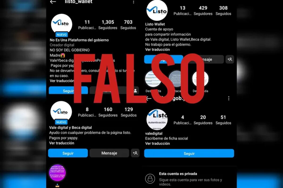 No vaya a caer. AIG informa sobre cuentas falsas en Instagram