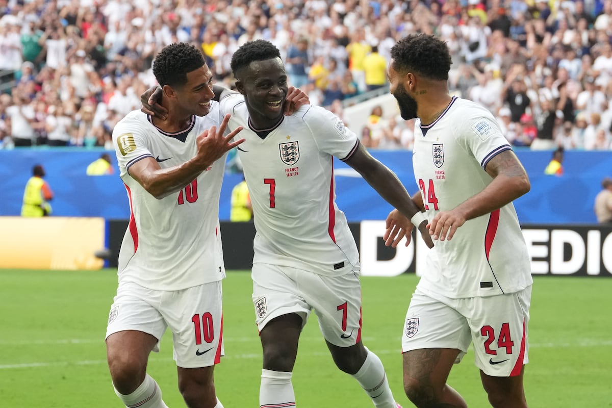 Saka y Bellingham sellan el tercer puesto de Inglaterra