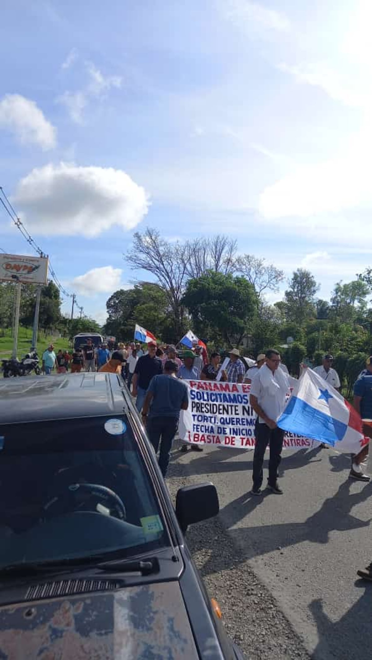 Senafront tiene sitiado el corregimiento de Tortí ante acciones de  protestas por moradores que reclaman mejora de la Panamericana