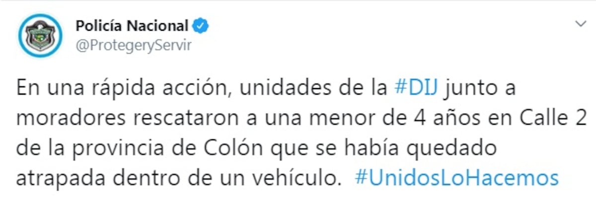 Otra niña de 4 años queda atrapada dentro de un auto estacionado. Corren a su auxilio