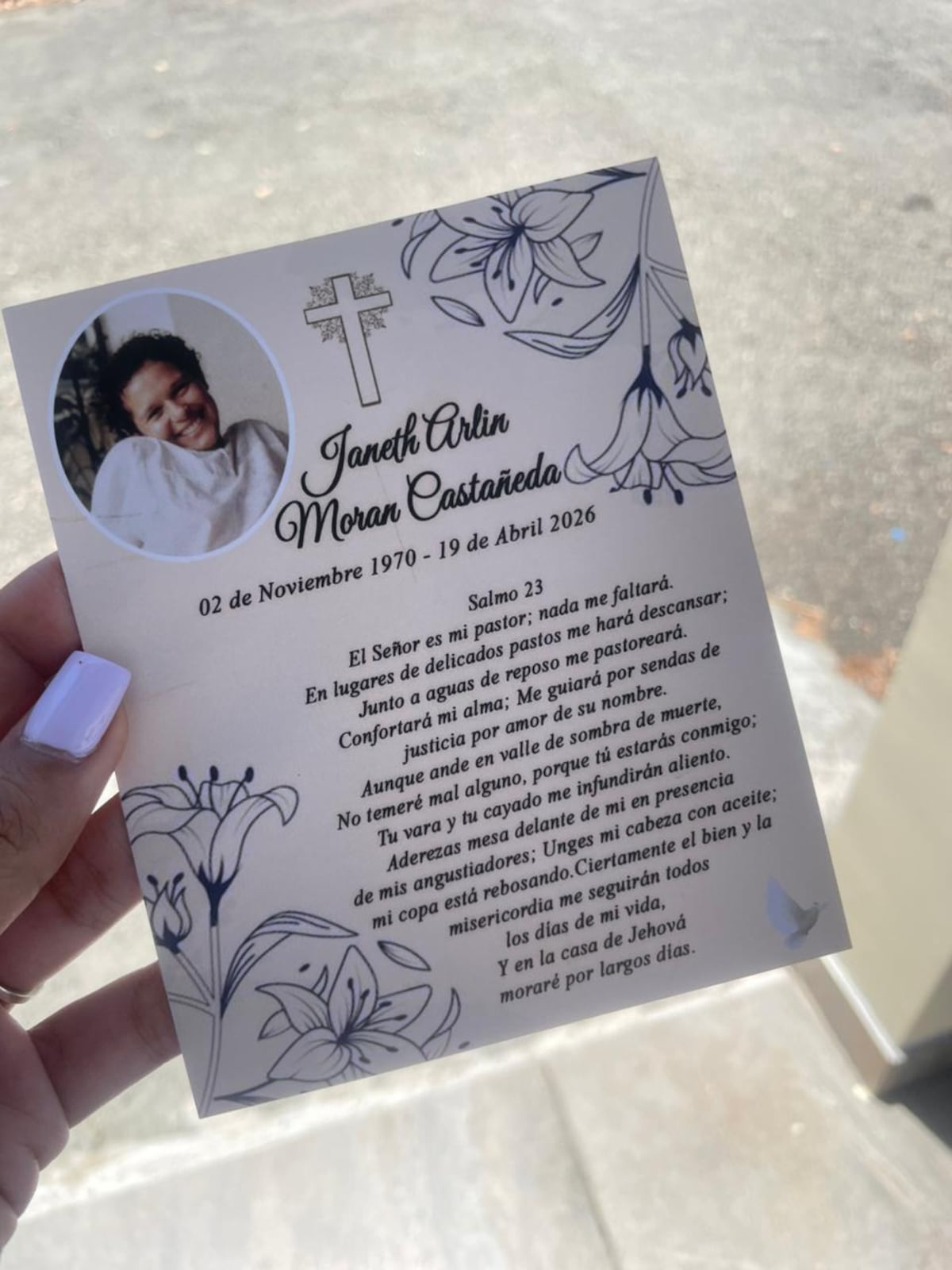 ‘Extrañaré tu sonrisa, mami’: así despidieron a ‘La Shakira panameña’ en una misa privada este viernes