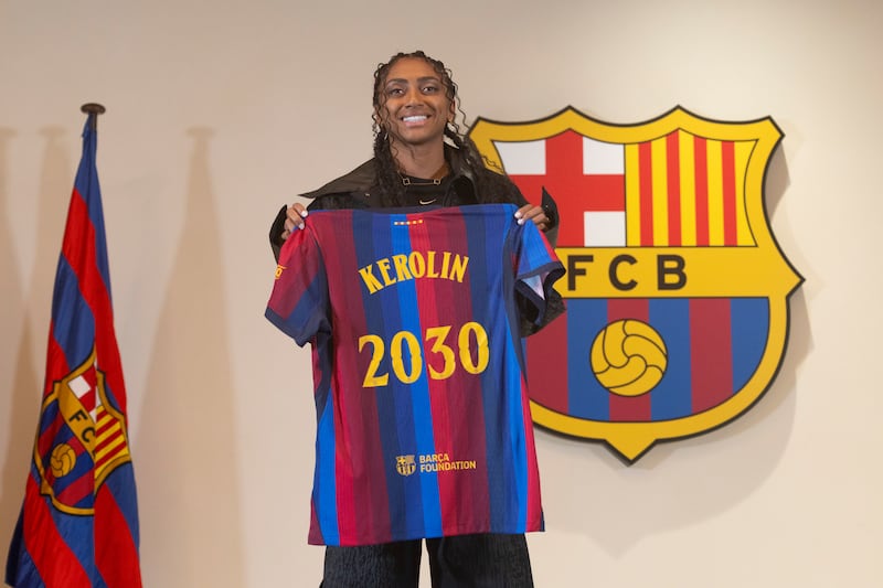 Kerolin rompe récord con su fichaje al Barcelona