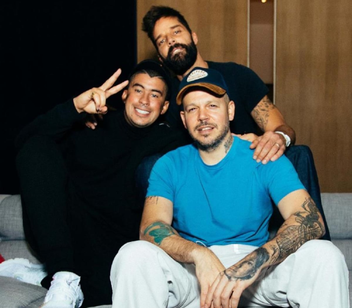 Ricky, Bad Bunny y Residente la arman en tremendo junte y Rubén Blades tuvo algo que ver