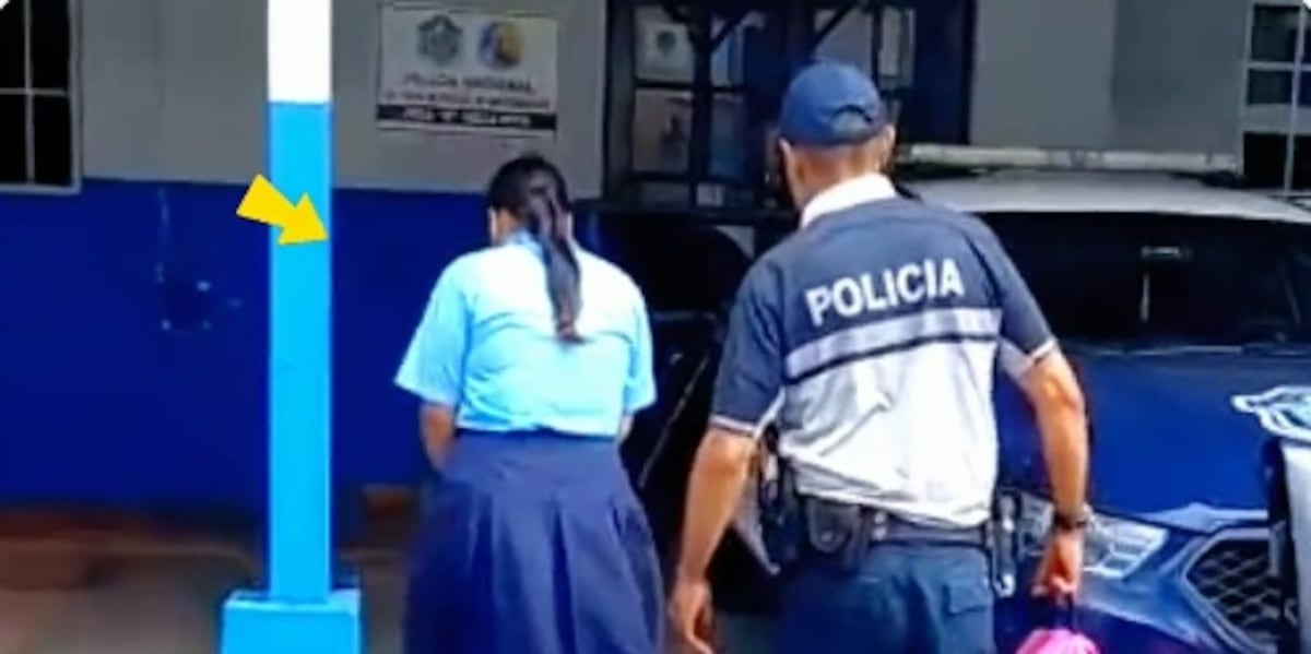 Detienen a una mujer uniformada de estudiante infiltrada en un colegio en Bella Vista. Video