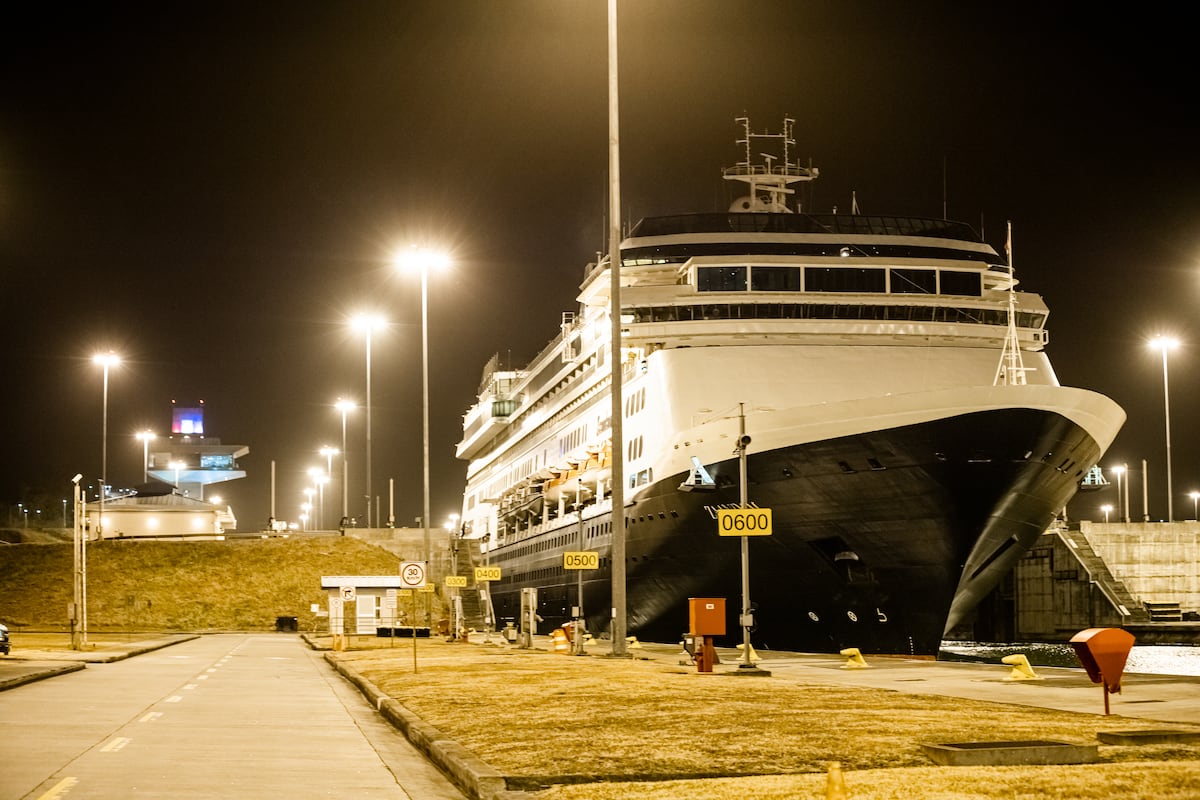 La experiencia del práctico que cruzó el buque Zaandam por el Canal