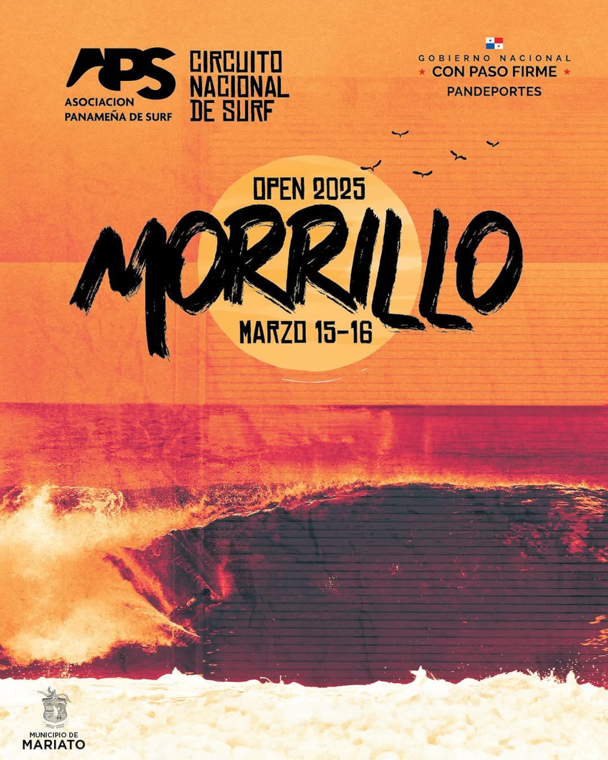 Morrillo se prepara para el Open 2025:  Olas imponentes y surfistas en busca de la élite nacional