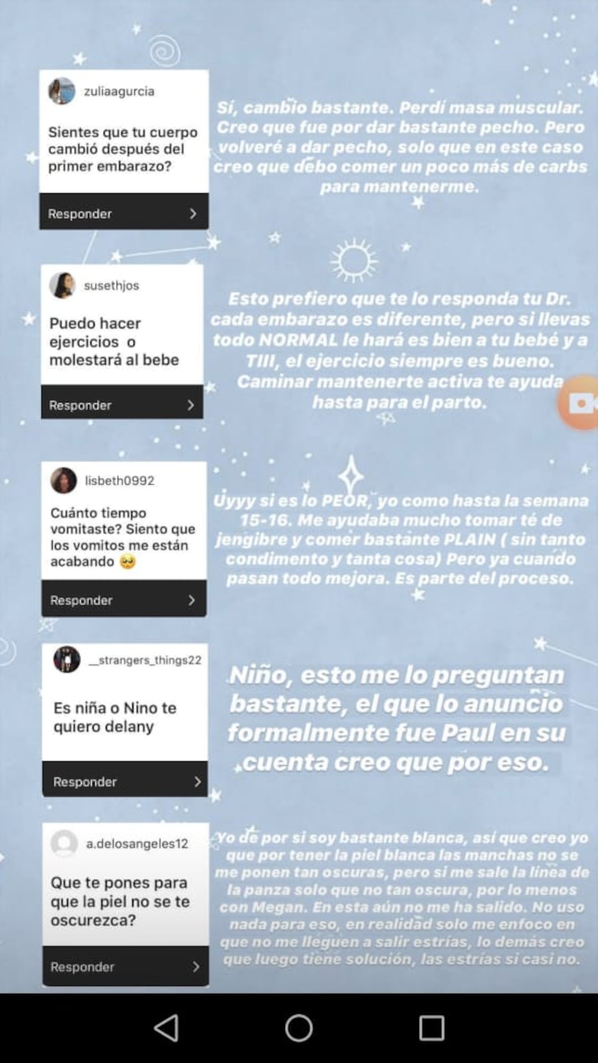 No lo podrás creer. El secreto mágico de la influencer Delany para evitar las estrías en el embarazo