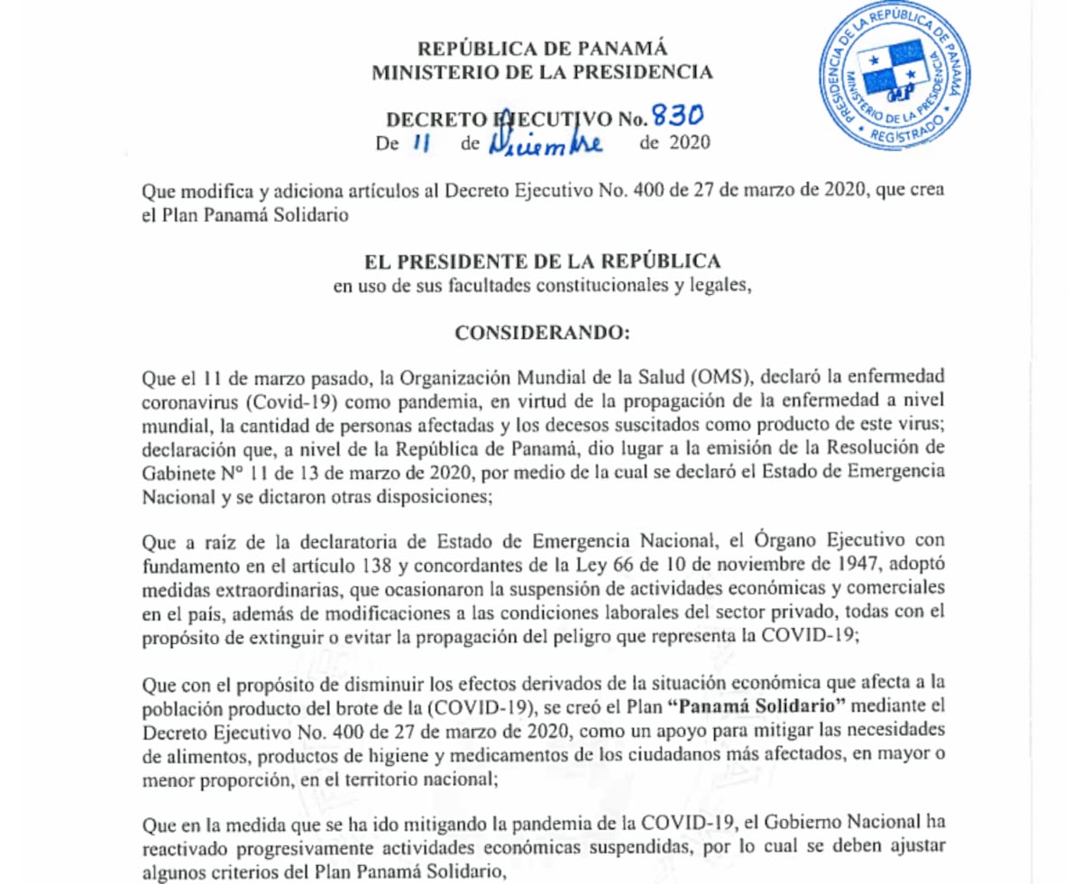 Anuncian cambios. Entérese quiénes ya no podrán recibir vales y bonos solidarios. Gobierno Nacional ajusta algunos criterios 