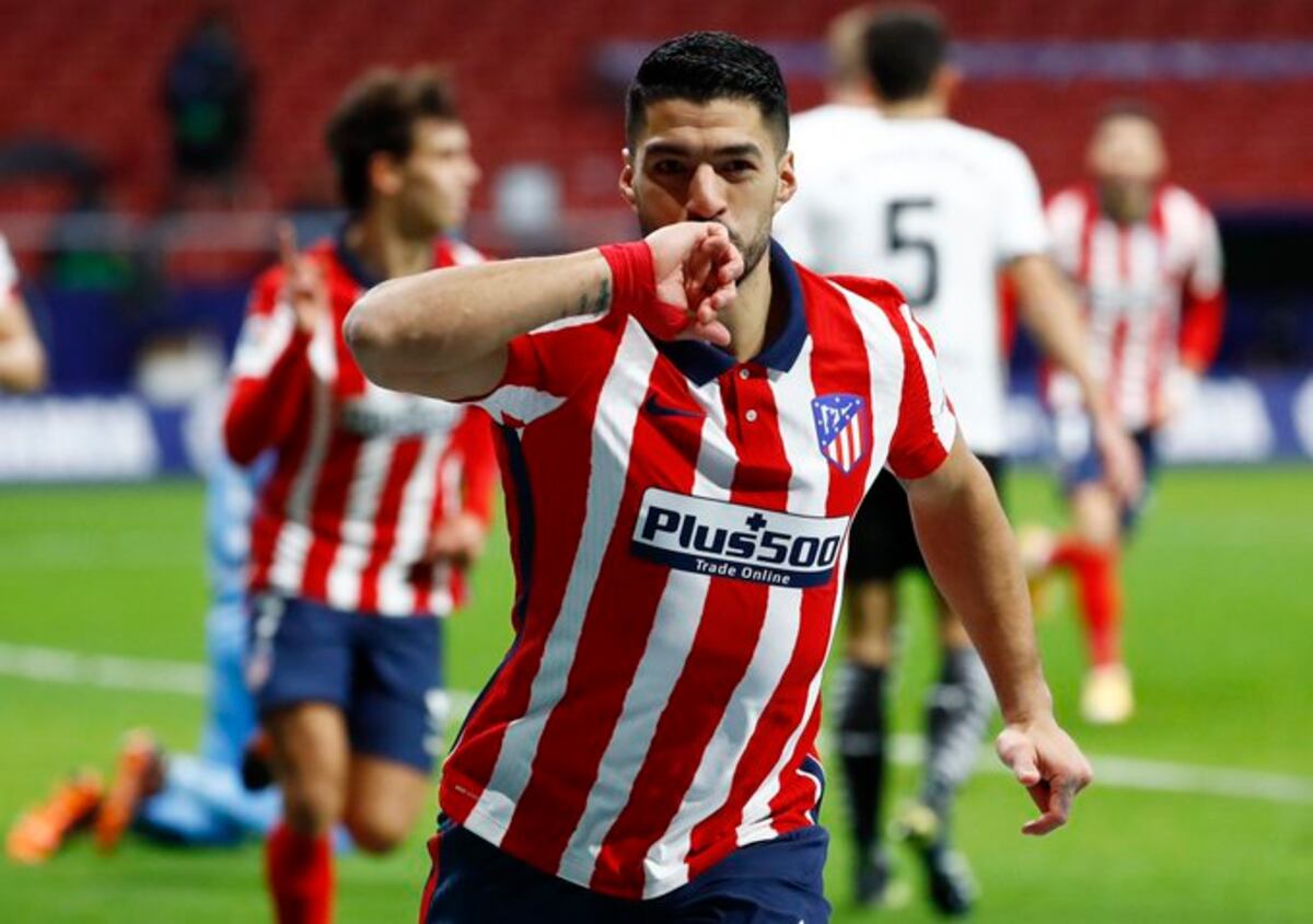 Suárez festeja cumpleaños con gol y Atlético Madrid se mantiene con siete puntos de ventaja en LaLiga