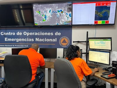 Lluvias intensas y descargas eléctricas en todo Panamá: Sinaproc llama a tomar precauciones para este fin de semana
