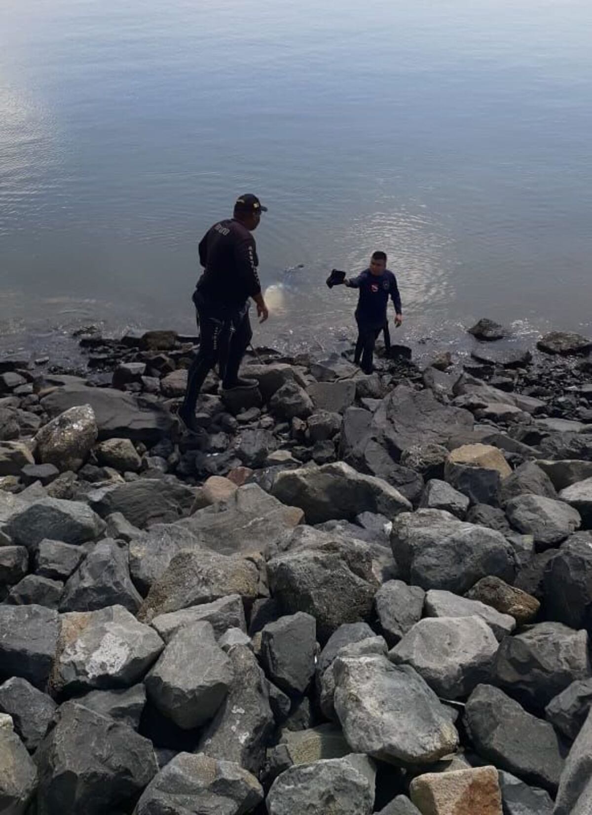 Hallan cuerpo flotando en la Cinta Costera