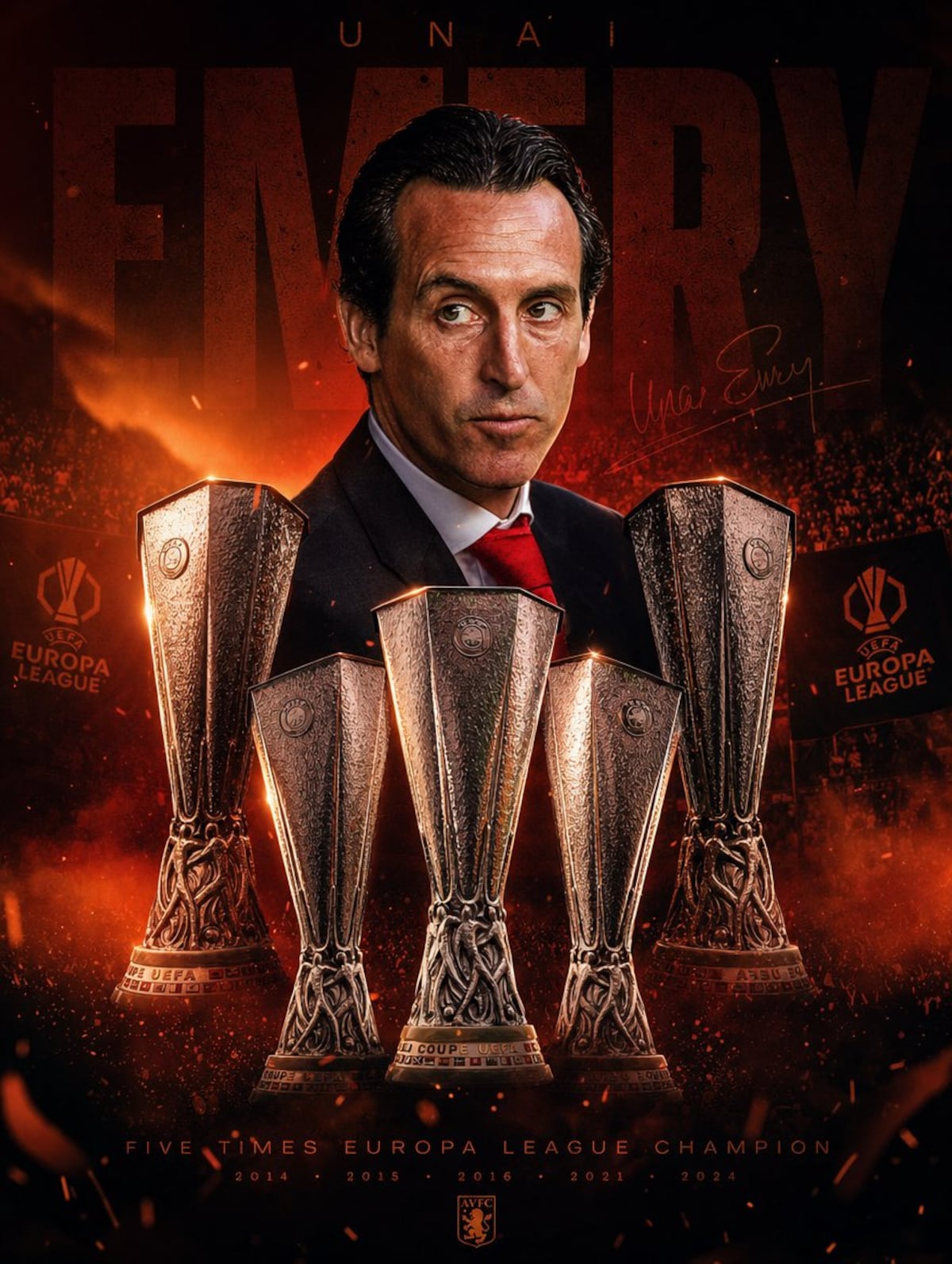 Los villanos de Aston Villa rompen sequía de 44 años y Emery se consagra maestro