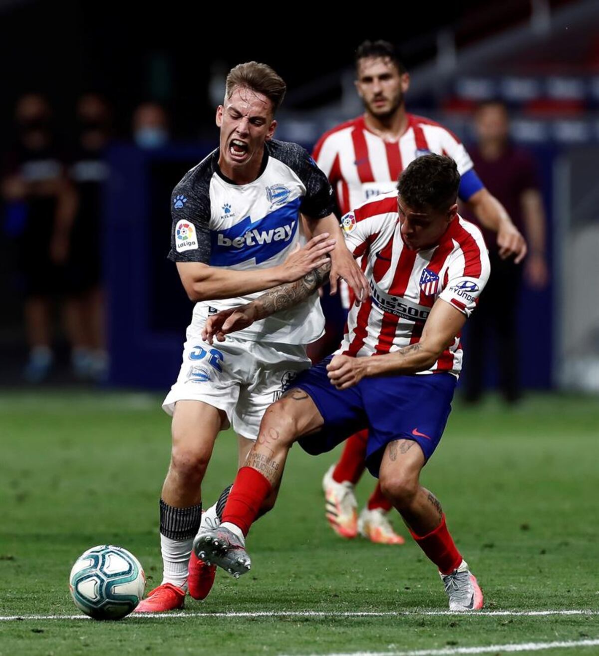 Alavés cayó ante el Atlético de Madrid. ‘Puma’ Rodríguez nada que debuta