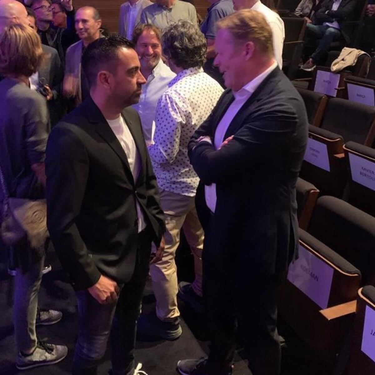 Frío saludo entre Laporta y Koeman ¿Hay resentimiento?