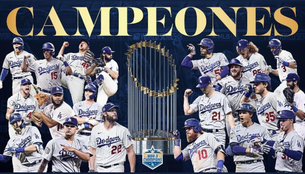 Los Dodgers se coronan campeones de la Serie Mundial 2020