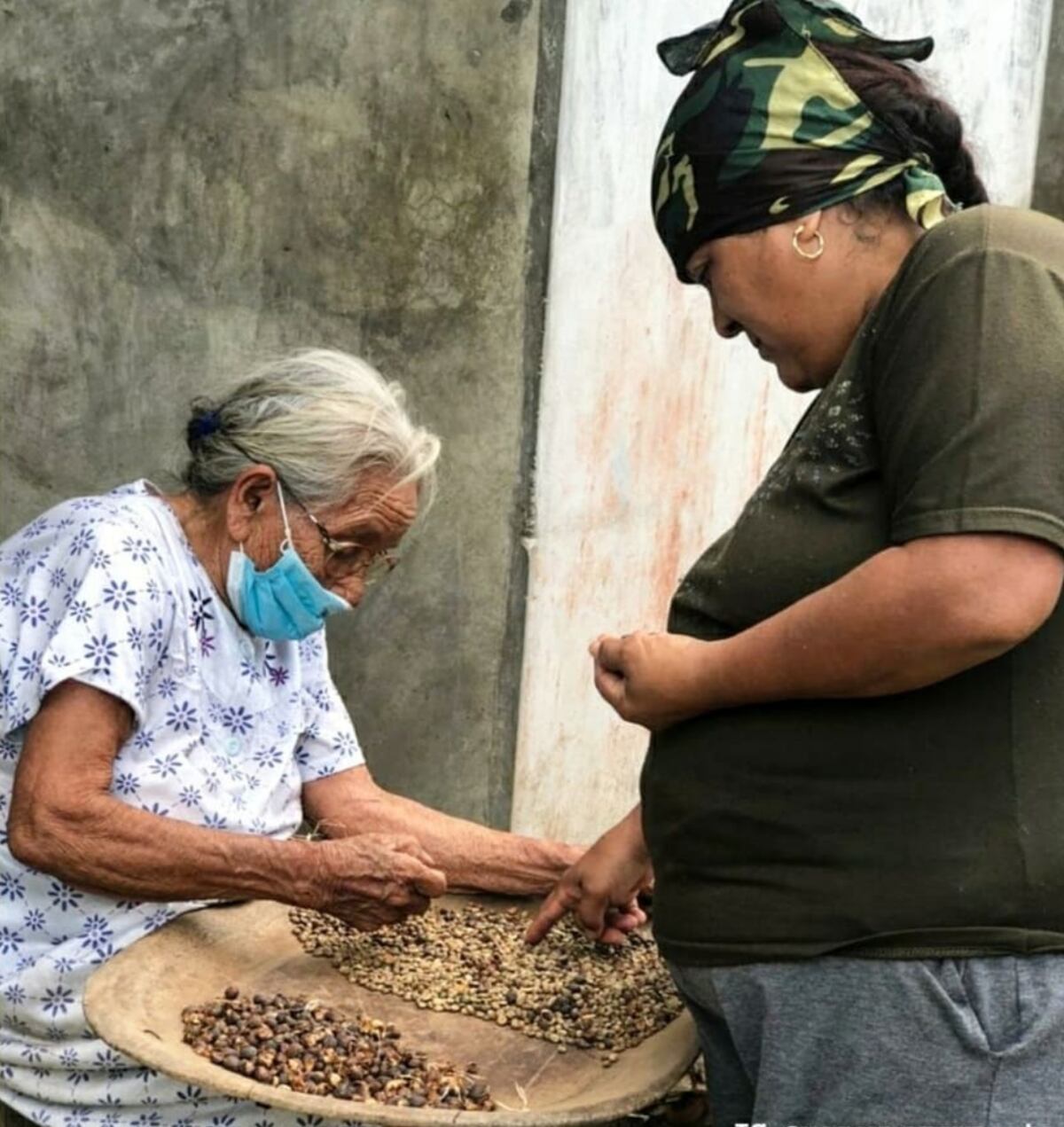 Todo un ejemplo. Abuelita de 88 años en Bayano está aprendiendo a leer y escribir