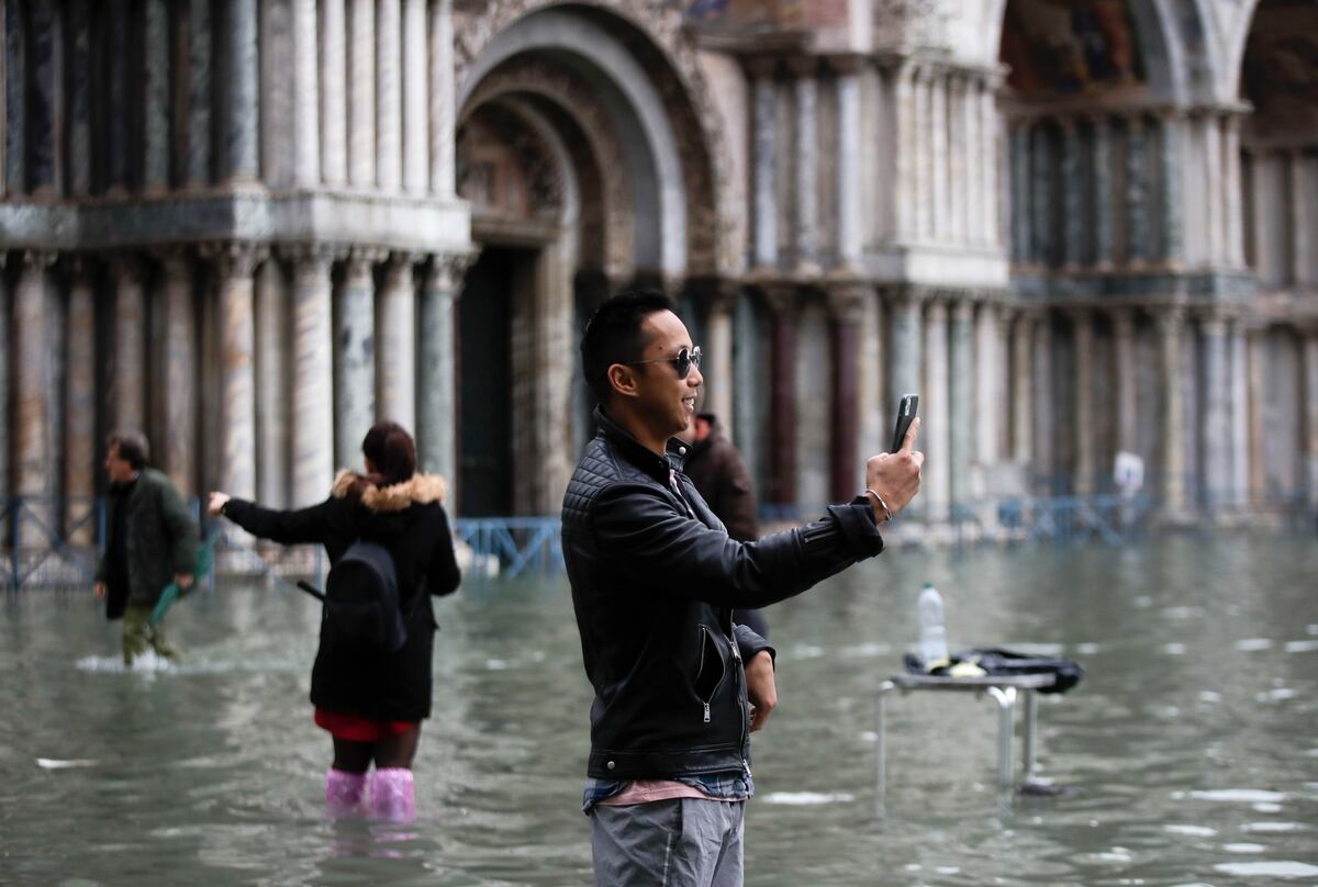 Inundación exhibe la vulnerabilidad de la histórica Venecia