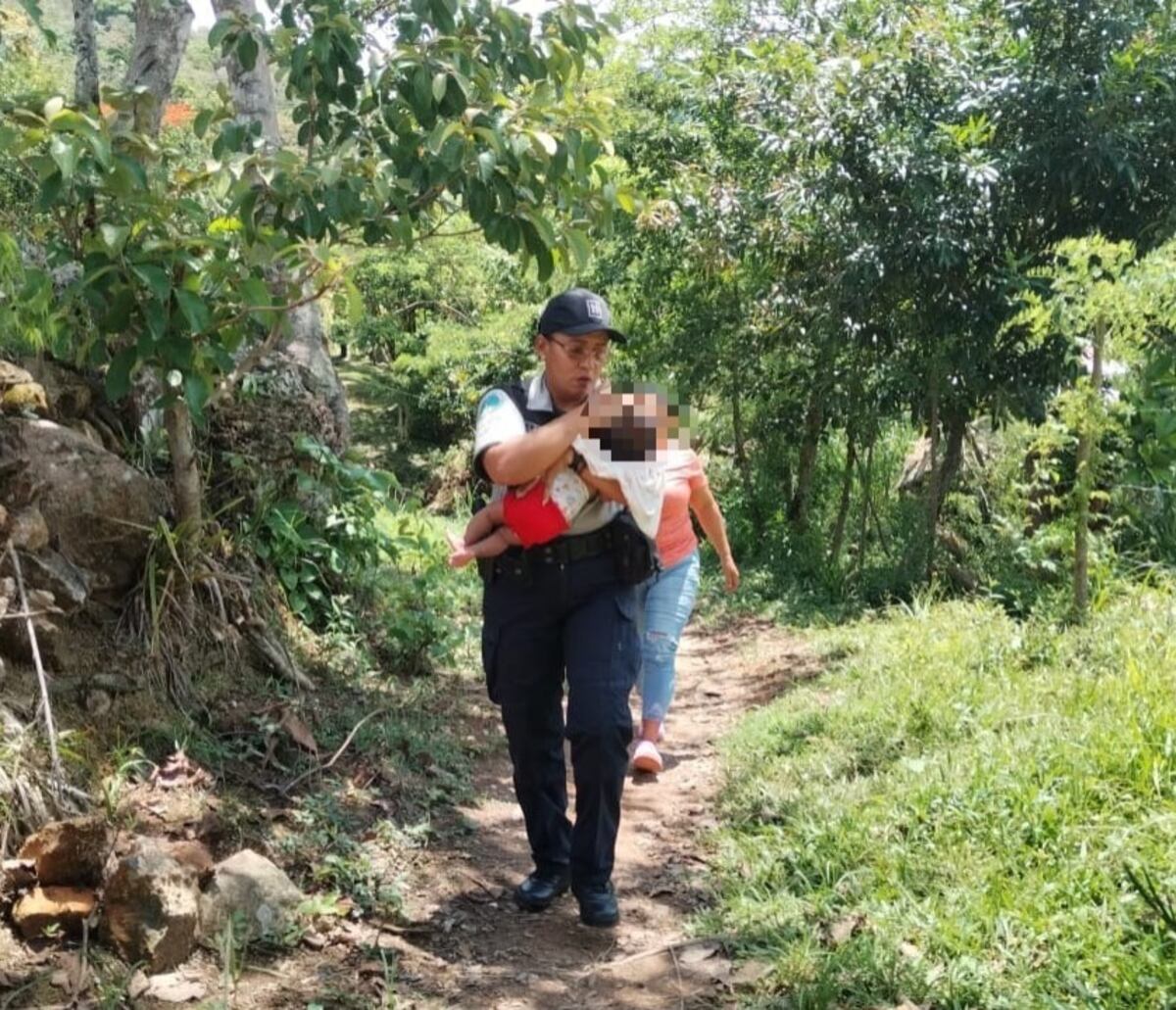 Momentos de angustia: Bebé de tres meses es finalmente hallada en Agua Fría de Coclé