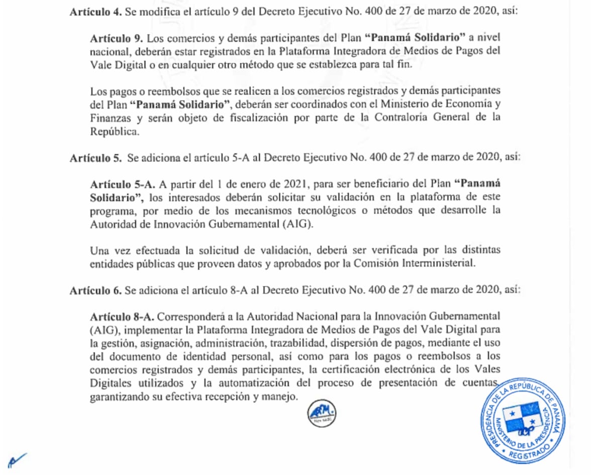 Anuncian cambios. Entérese quiénes ya no podrán recibir vales y bonos solidarios. Gobierno Nacional ajusta algunos criterios 