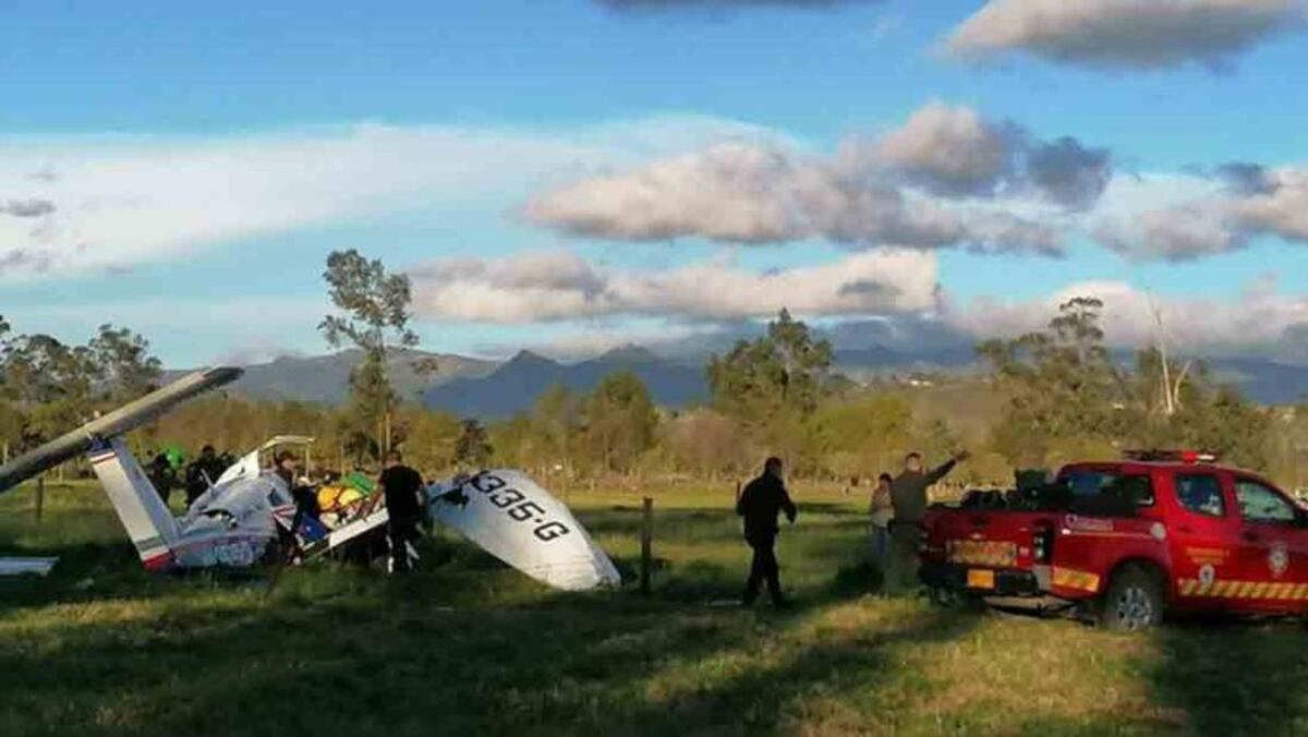 Bebé sobrevivió a la caída de una avioneta en Colombia