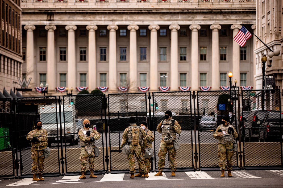 Todo listo para la toma de posesión de Joe Biden 