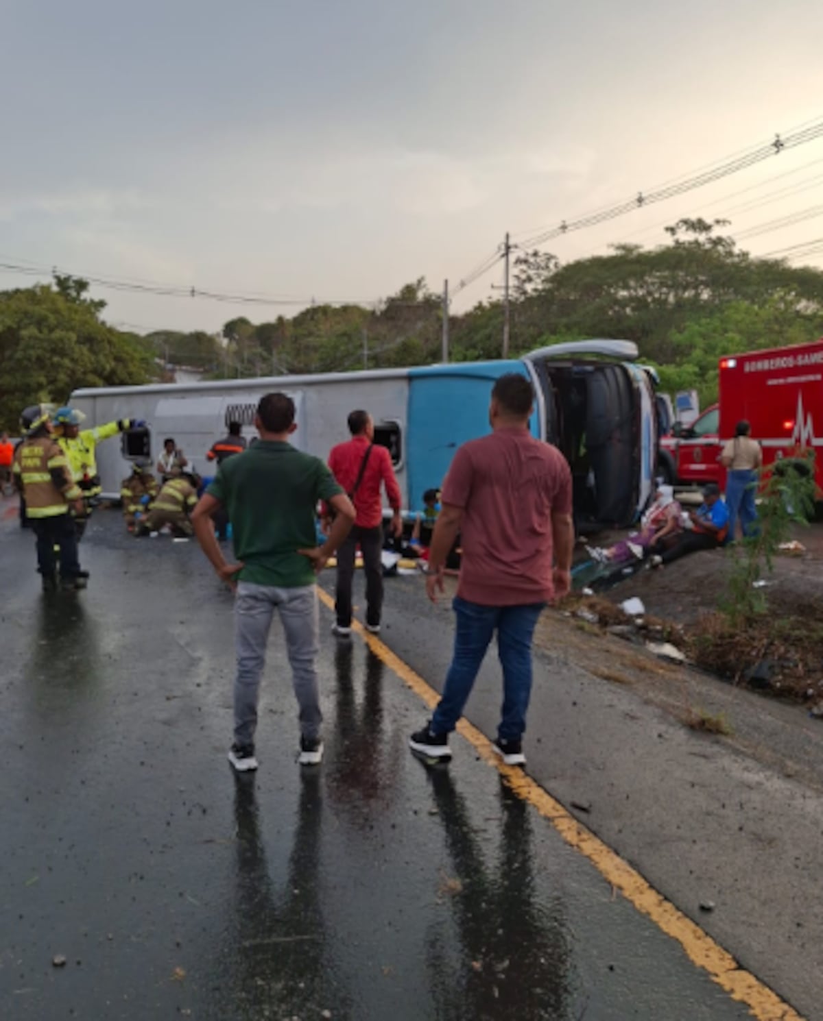 Identifican al fallecido en vuelco en El Platanal: viajaba en bus de simpatizantes de Martín Torrijos 