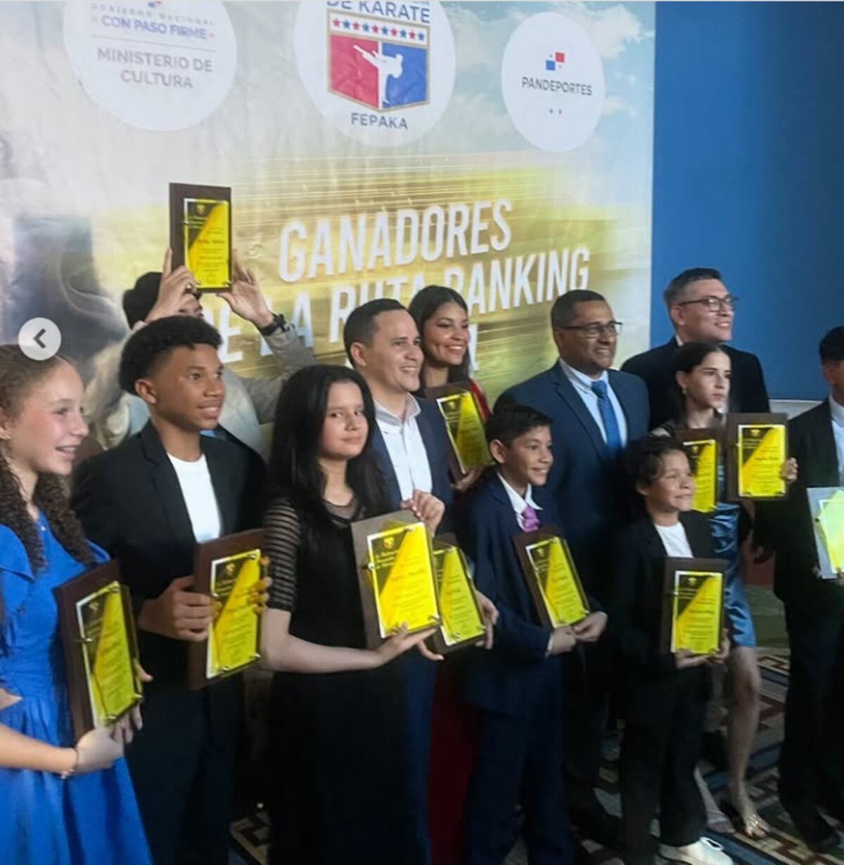 Brillan las estrellas del karate panameño en la gala ‘Ganadores de la Ruta Ranking 2024’