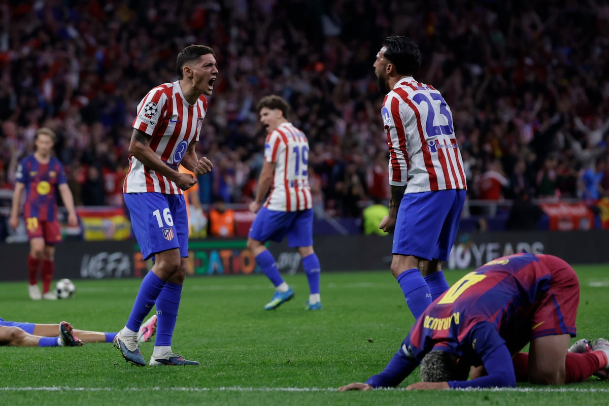 El Cholo sonríe y Atlético sufre pero elimina al Barcelona