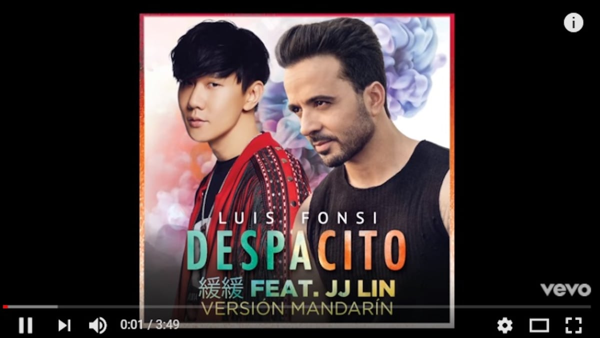 ¡LO QUE FALTABA!  Fonsi se une a JJ Lin y canta 'Despacito' en chino