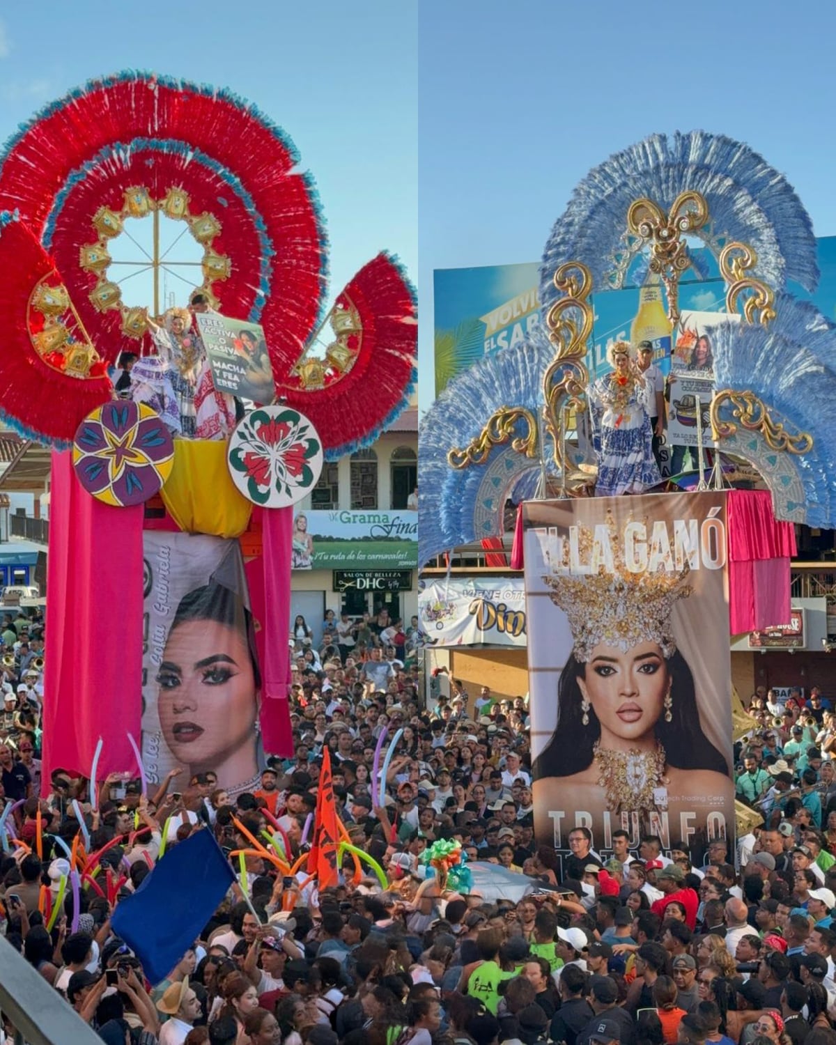 Las Tablas cierra su carnaval con un impresionante topón