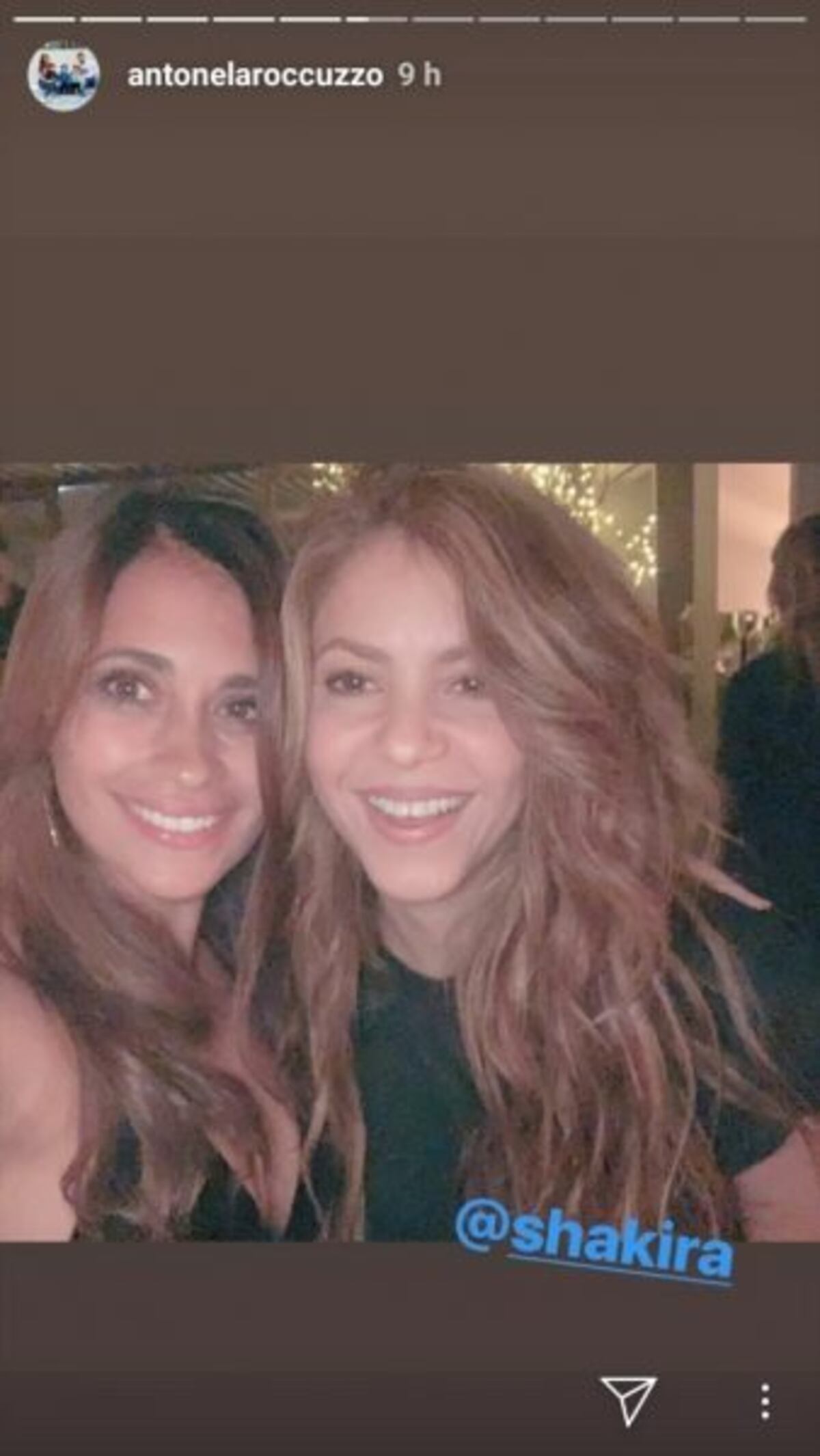 Es mentira. Shakira y la esposa de Lionel Messi no son enemigas