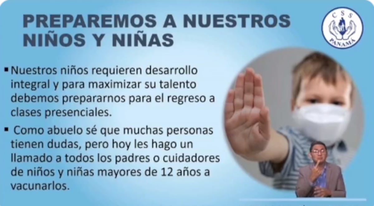 Enrique Lau pide a los padres que por favor hagan el esfuerzo y vacunen a sus niños. Video