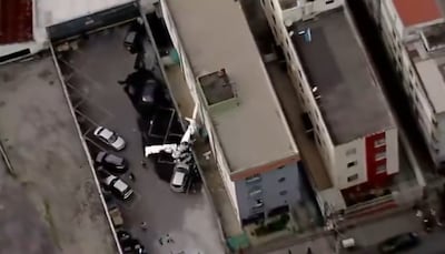 Avioneta se estrella contra edificio en Brasil y deja dos muertos