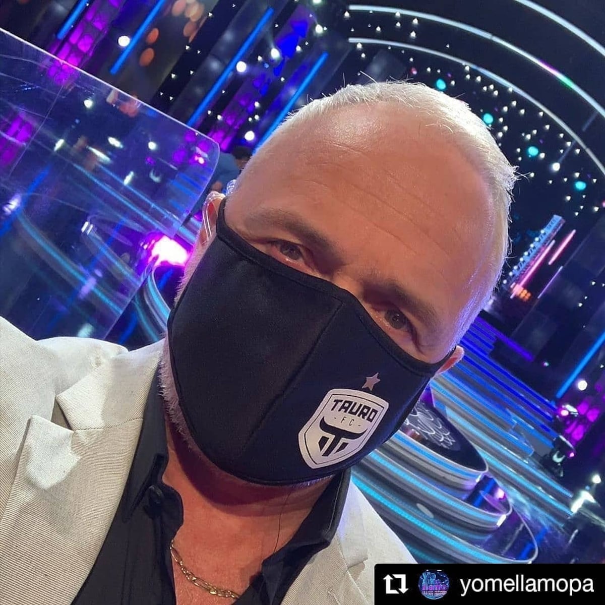 Tauro F.C lanza sus mascarillas y hasta  un jurado de ‘Yo Me Llamo’ tiene la suya