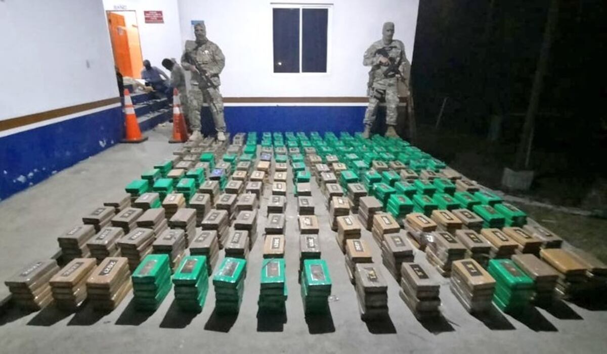 Panamá incauta cifra récord de 96 toneladas de drogas en lo que va de 2021