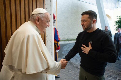 Zelenski se reúne con el Papa en el Vaticano
