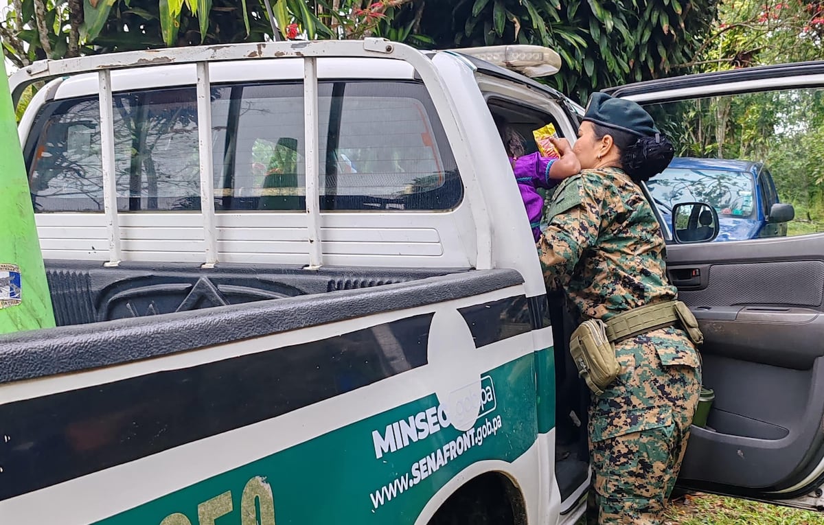 Final feliz: menor desaparecida en Chiriquí fue rescatada por Senafront