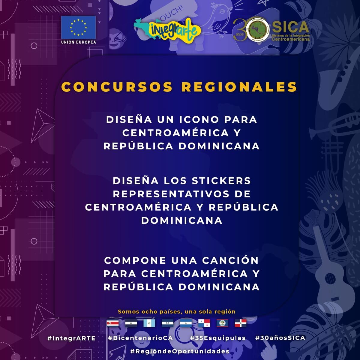 SICA y Unión Europea lanzan concursos regionales para promover la identidad y cultura de Centroamérica