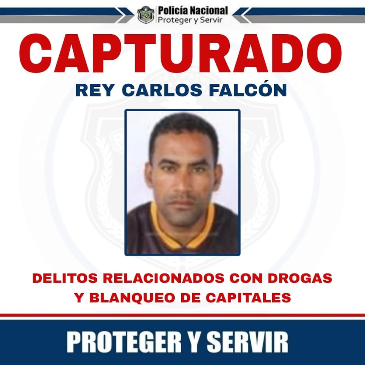 Rey se ocultaba en La Chorrera, pero fue capturado