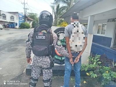 Recorrido policial en María Chiquita termina con la captura de un hombre buscado desde 2018