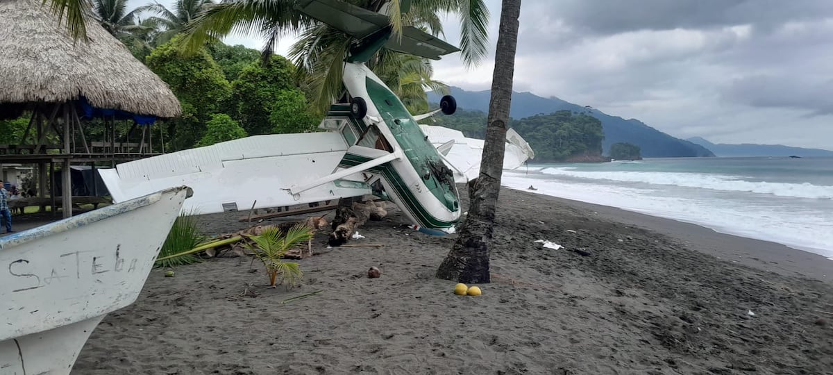 Avioneta con destino a Jaqué aterriza de urgencia en Playa Muerto; todos los ocupantes están bien