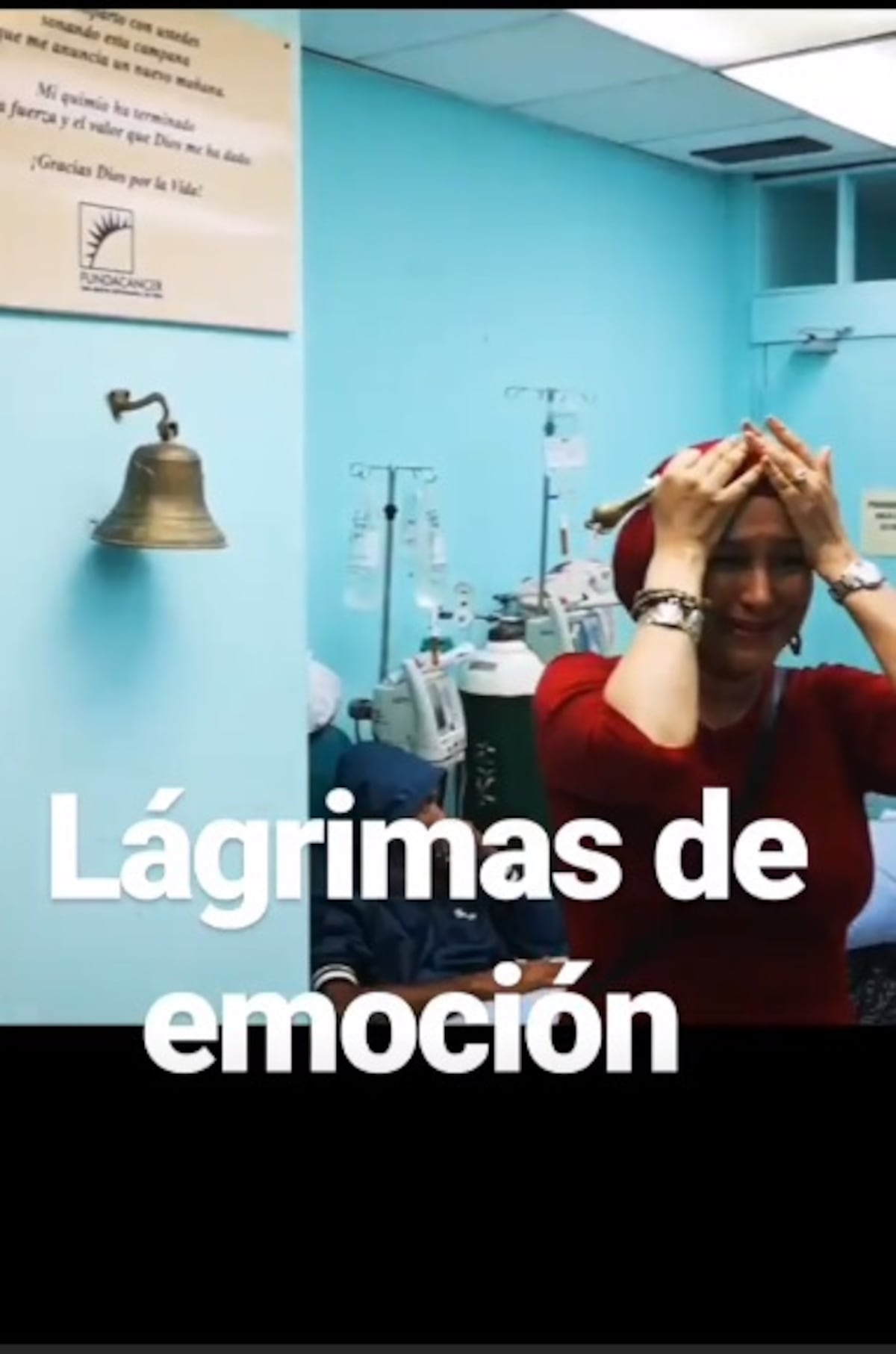 Expresentadora de TV, Marisela Moreno, toca la campana y rompe en llanto. ‘Lo logré’, dijo