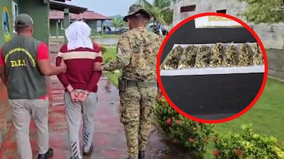 ¡Droga y billete! Hallan un paquete, envoltorios y $360 en Guna Yala; hay un aprehendido + VÍDEO