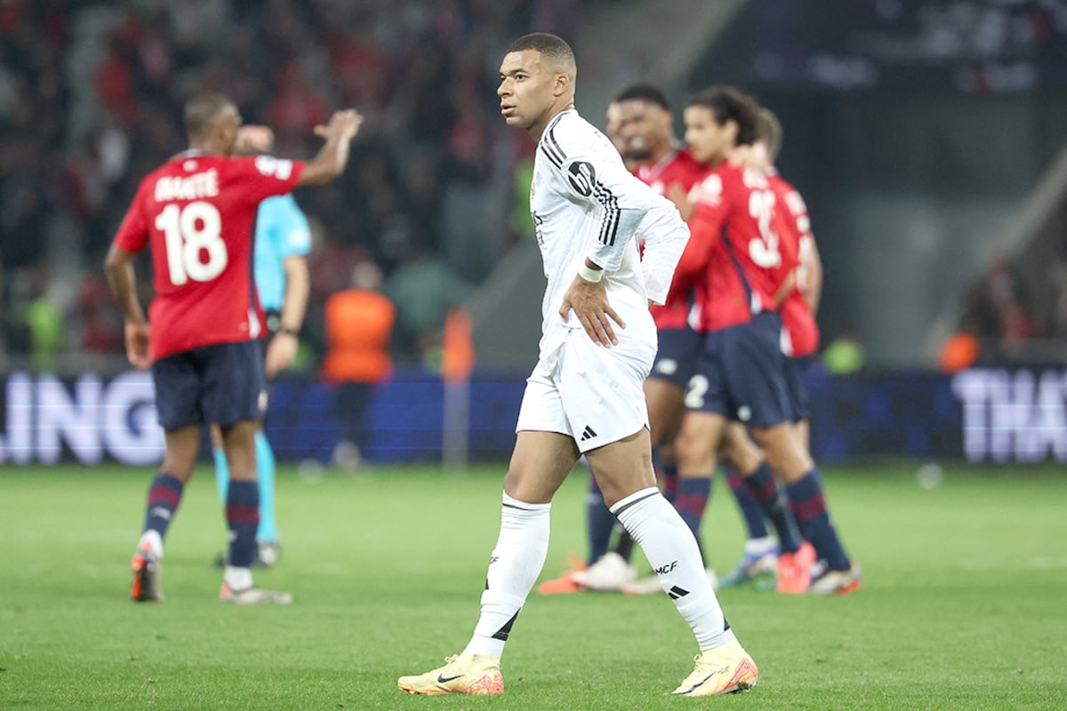 Victoria francesa: El Lille frena al Real Madrid en la Champions ¡Mbappé no fue suficiente!