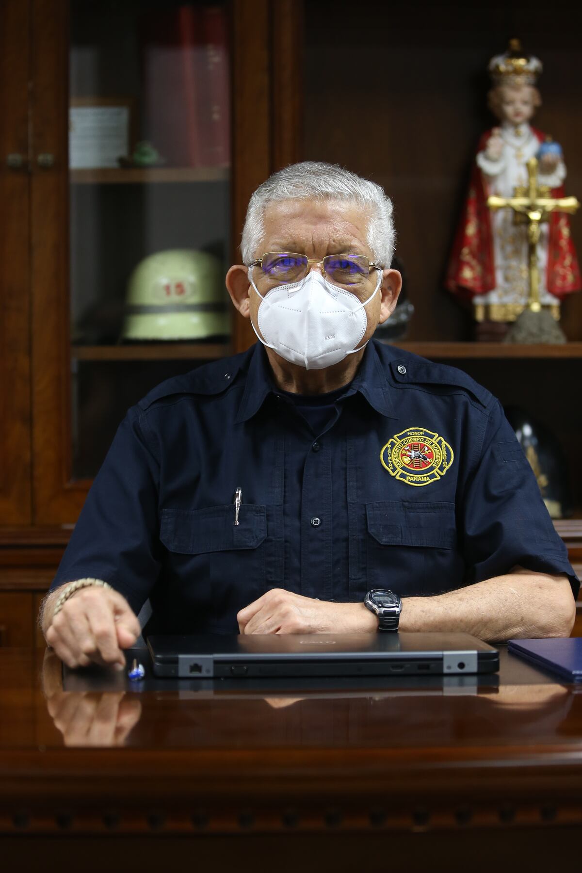 Ambicioso. La meta del coronel Abdiel Solís, nuevo director de los Bomberos